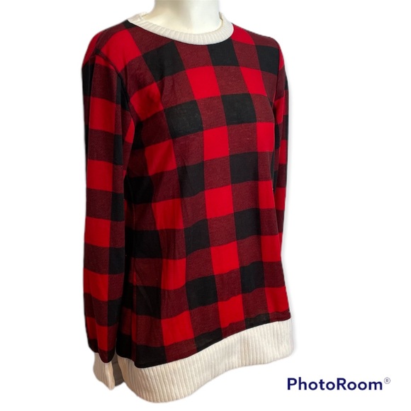 Long sleeve Buffalo plaid top - Picture 5 of 12